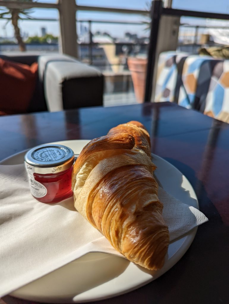 photo of croissant at Waterstone